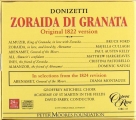 Majella Cullagh, Bruce Ford, Paul Austin Kelly, Cristina Pastorello, Academy of St. Martin in the Fields, David Parry: Donizetti: Zoraida di Granata (Original 1822 version) - CD Foto #2