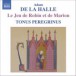 Adam De La Halle: Jeu De Robin Et De Marion (Le) - CD
