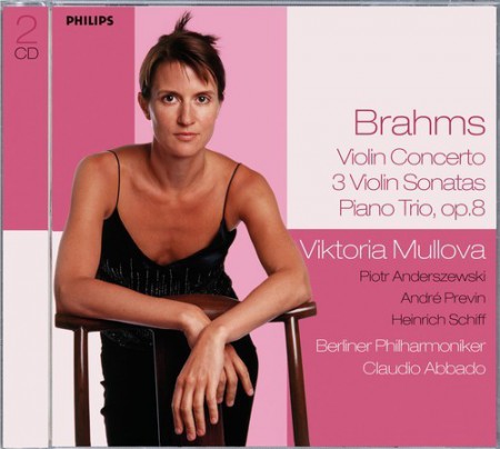 André Previn, Berliner Philharmoniker, Claudio Abbado, Heinrich Schiff, Piotr Anderszewski, Viktoria Mullova: Brahms: Violin Sonatas 1-3, Violin Concerto, Piano Trio - CD