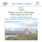 Vali: Flute Concerto / Deylaman / Folk Songs (Set No. 10) - CD