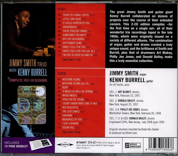 Jimmy Smith: Complete 1957-1959 Sessions - CD Foto #2