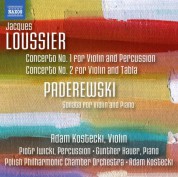 Gunther Hauer, Adam Kostecki, Piotr Nowicki: Loussier & Paderewski: Works for Violin - CD