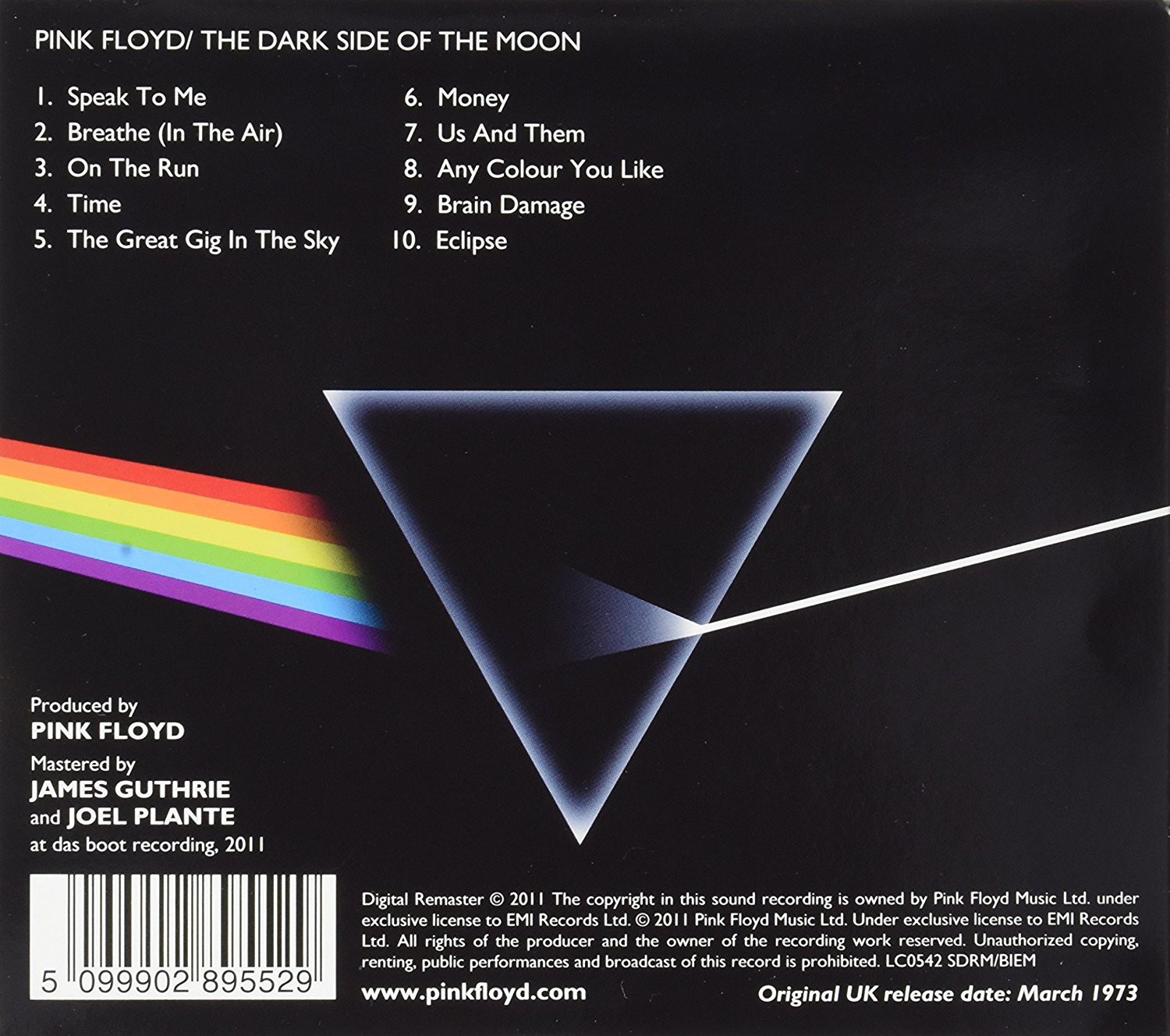 Pink Floyd: Dark Side of the Moon - CD | Opus3a