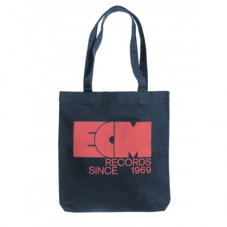 ECM Tote Bag "Old School Logo" Midblue - Plak Çantası