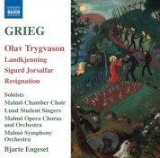 Bjarte Engeset: Grieg: Olav Trygvason, Landkjenning, Sigurd Jorsalfar & Resignation - CD