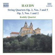 Haydn: String Quartets Op. 2, Nos. 3 and 5 / Op. 3, Nos. 1-2 - CD