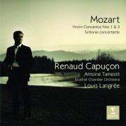 Renaud Capuçon, Antoine Tamestit, Scottish Chamber Orchestra, Louis Langree: Mozart: Violin Concertos 1 & 3 - CD