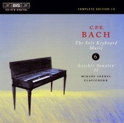 Miklós Spányi: C.P.E. Bach: Solo Keyboard Music, Vol. 6 - CD