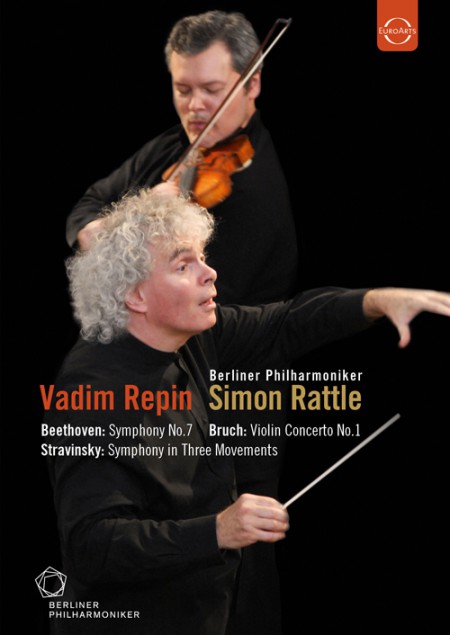 Vadim Repin, Berliner Philharmoniker, Sir Simon Rattle: Europa-Konzert 2008 from Moscow (Beethoven, Stravinsky, Bruch) - DVD