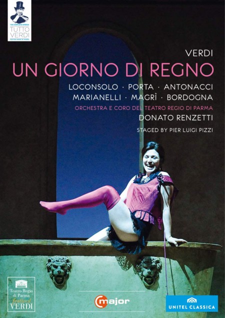 Guido Loconsolo, Andrea Porta, Anna Caterina Antonacci, Ivan Magri, Orchestra del Teatro Regio di Parma, Donato Renzetti: Verdi: Un Giorno Di Regno - DVD