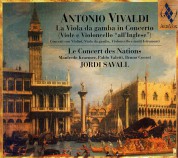 Le Concert des Nations, Jordi Savall: Antonio Vivaldi: La Viola da gamba in concerto - CD