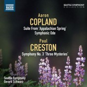 Gerard Schwarz: Copland: Appalachian Spring Suite - Symphonic Ode - Creston: Symphony No. 3, 'Three Mysteries' - CD
