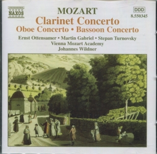 Wolfgang Amadeus Mozart: Clarinet Concerto • Oboe Concerto • Bassoon Concerto - CD