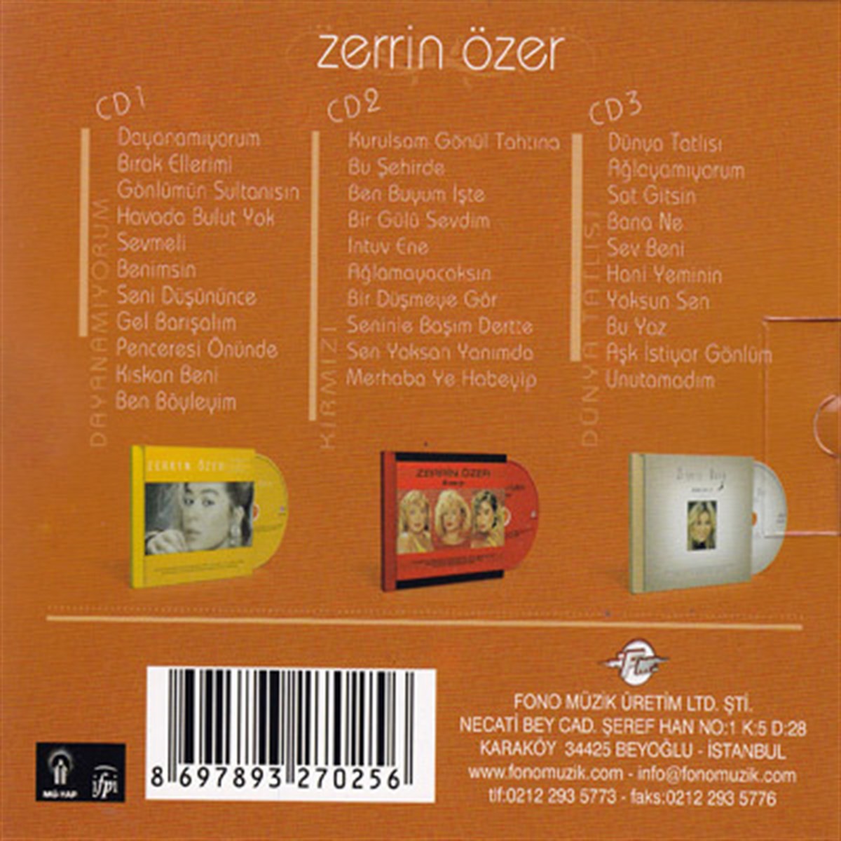 Zerrin Özer: Arşiv - CD | Opus3a