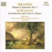 Brahms: Piano Concerto No. 1 - Schumann: Introduction and Concerto-Allegro - CD