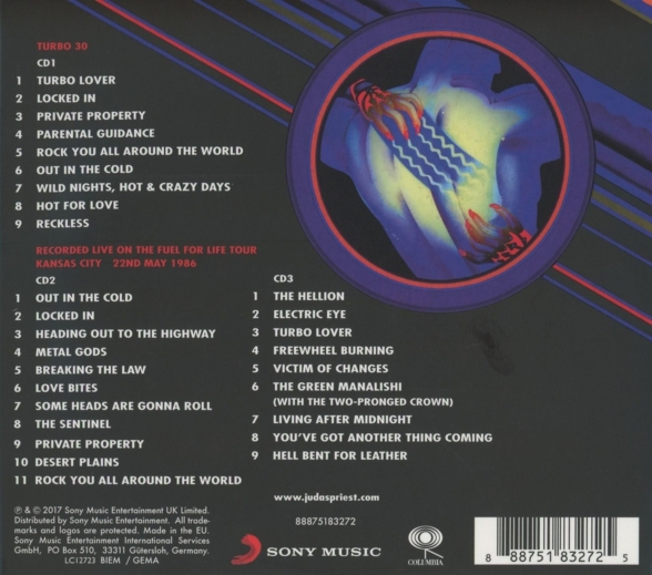 Judas Priest: Turbo 30 (Remastered 30th Anniversary Edition) - CD Foto #2