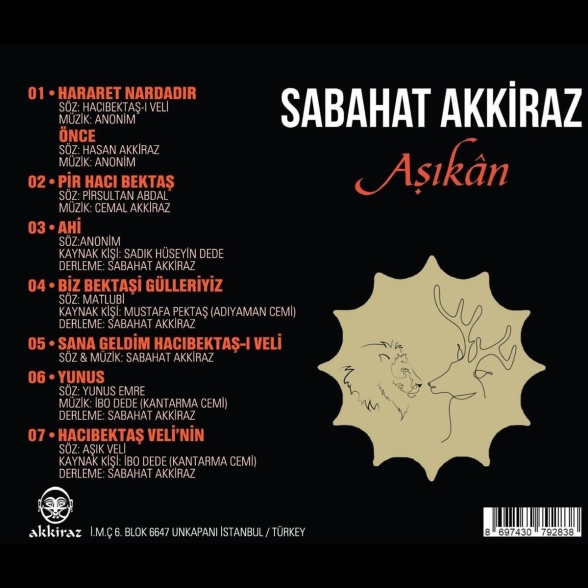 Sabahat Akkiraz: Âşıkan - CD Foto #2