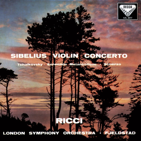 Ruggiero Ricci, London Symphony Orchestra, Øivin Fjeldstad - Sibelius: Violin Concerto / Tchaikovsky: Sérénade mélancolique