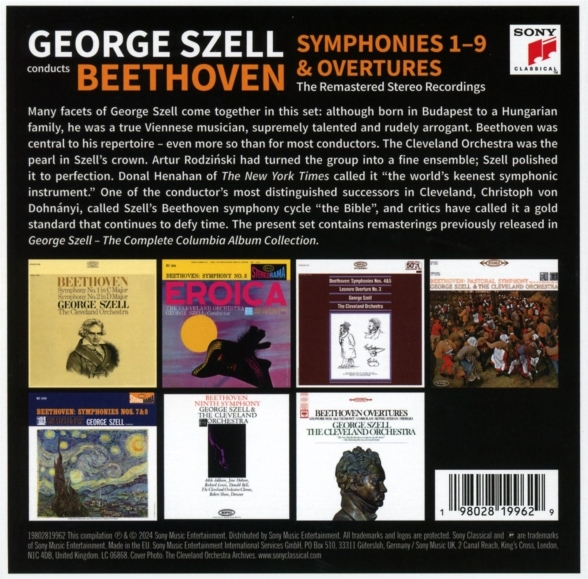George Szell: Beethoven: Symphony No 1-9 & Overtures - CD Foto #2